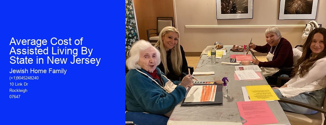 Average Cost of Assisted Living By State in New Jersey