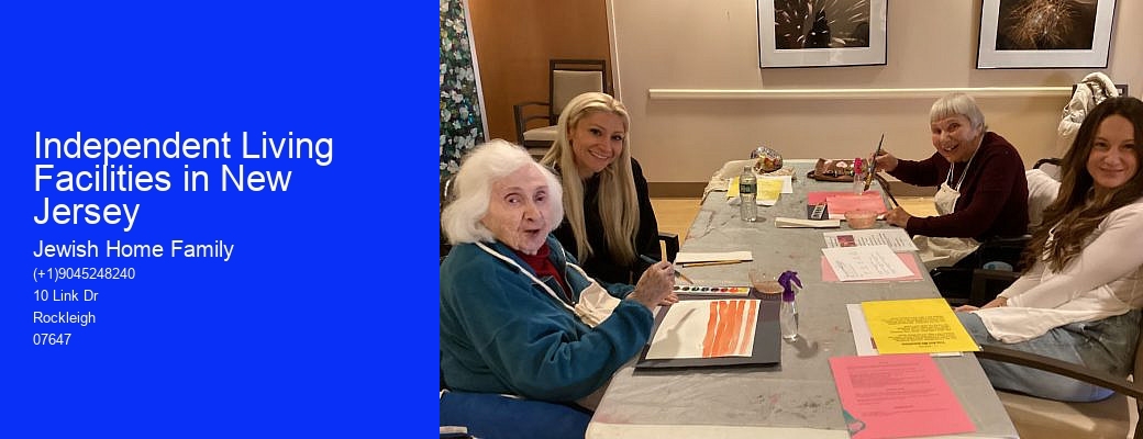 Independent Living Facilities in New Jersey