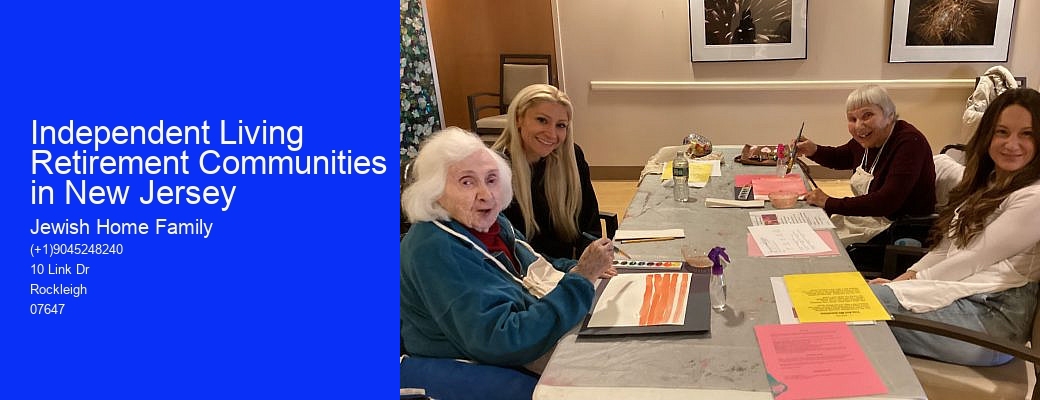 Independent Living Retirement Communities in New Jersey