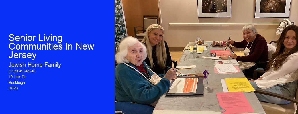 Senior Living Communities in New Jersey